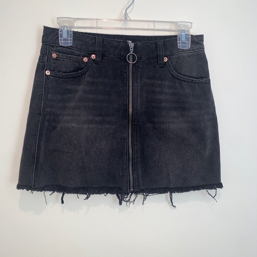 Free people denim skirt